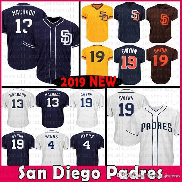 13 Manny Machado Blue Whie Cool BASE 4 Wil Meyers 19 Tony Gwynn San Diego Jersey Padres Baseball Jerseys
13 Manny Machado Blue Whie Cool BASE 4 Wil Meyers 19 Tony Gwynn San Diego Jersey Padres Baseball Jerseys