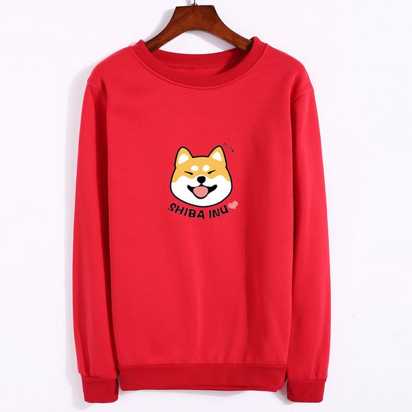 2017 women sweatshirt autumn lovely anime character shiba printed hoodies thickening fleece harajuku winter pullover, Black
2017 women sweatshirt autumn lovely anime character shiba printed hoodies thickening fleece harajuku winter pullover, Black