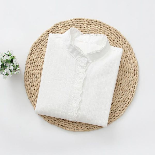 fekeha autumn white women shirts long sleeve cotton blouses slim basic hollow out lace patchwork office shirts high quality
fekeha autumn white women shirts long sleeve cotton blouses slim basic hollow out lace patchwork office shirts high quality