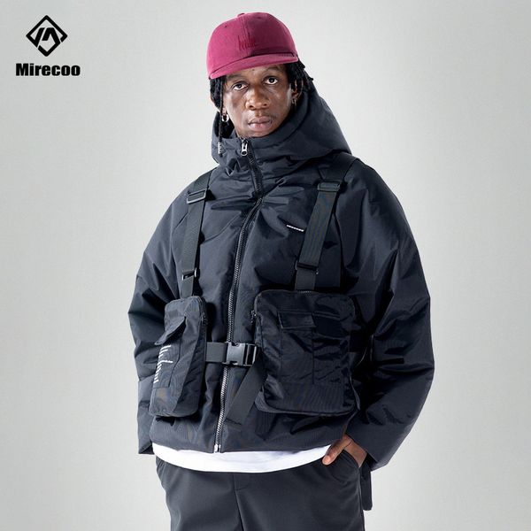 techwear tactics multi-function hooded men jacket parka detachable bags winter parka hip hop streetwear trench coat windbreaker, Black
techwear tactics multi-function hooded men jacket parka detachable bags winter parka hip hop streetwear trench coat windbreaker, Black