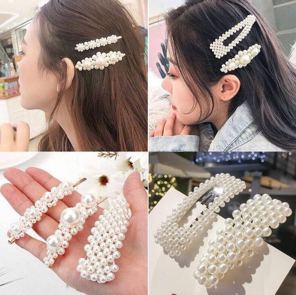 fashion women pearl hair clip elegant korean design pearl metal hair clips cute lady party hairpin hair accessories, Golden;silver
fashion women pearl hair clip elegant korean design pearl metal hair clips cute lady party hairpin hair accessories, Golden;silver