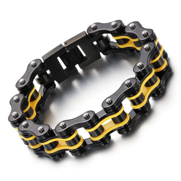 new jewelry wholesale multi - color inter - phase chain chain bracelet titanium steel men 's bracelet, Black
new jewelry wholesale multi - color inter - phase chain chain bracelet titanium steel men 's bracelet, Black