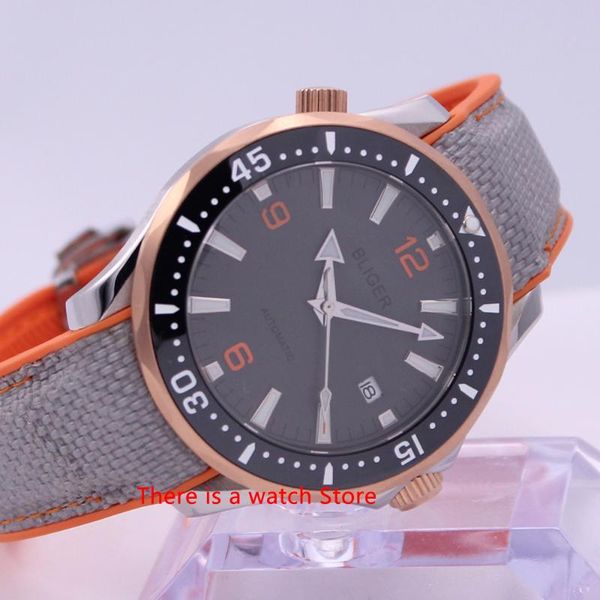 bliger 40mm automatic mechanical watch men sapphire luminous waterproof rubber strap calendar wristwatch men, Slivery;brown
bliger 40mm automatic mechanical watch men sapphire luminous waterproof rubber strap calendar wristwatch men, Slivery;brown