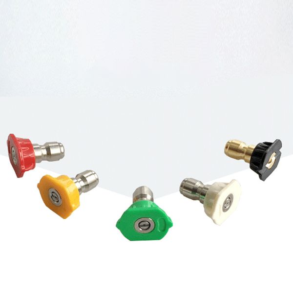 5pcs 1/4" quick connector car washing nozzles metal jet lance nozzle different angles high pressure washer spray nozzle
5pcs 1/4" quick connector car washing nozzles metal jet lance nozzle different angles high pressure washer spray nozzle