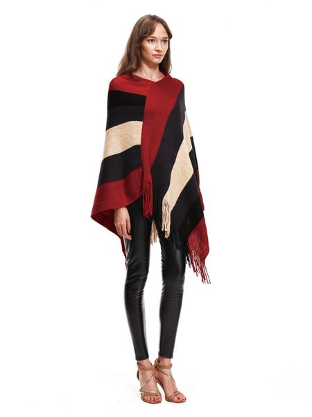 europe and the us loose casual cardigan shawl sweater sue cloak a sweater 9805#, Black
europe and the us loose casual cardigan shawl sweater sue cloak a sweater 9805#, Black