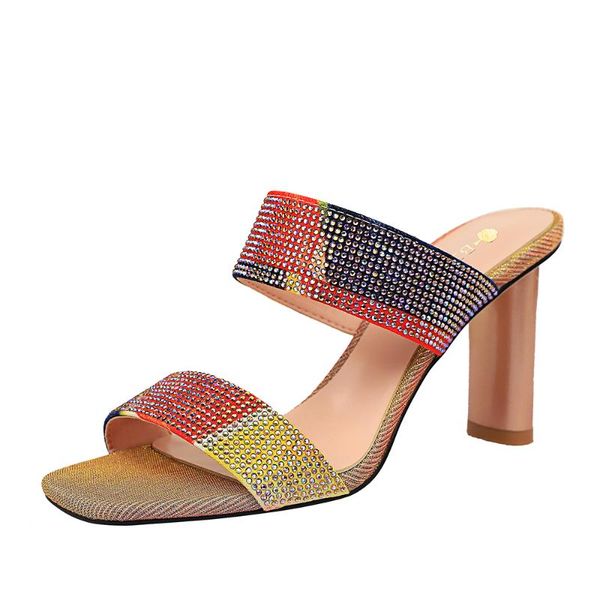 summer 2020 korean women's slippers high-heeled sandals shiny sequins rhinestone slippers high-heeled women's slides shoes g0384, Black
summer 2020 korean women's slippers high-heeled sandals shiny sequins rhinestone slippers high-heeled women's slides shoes g0384, Black