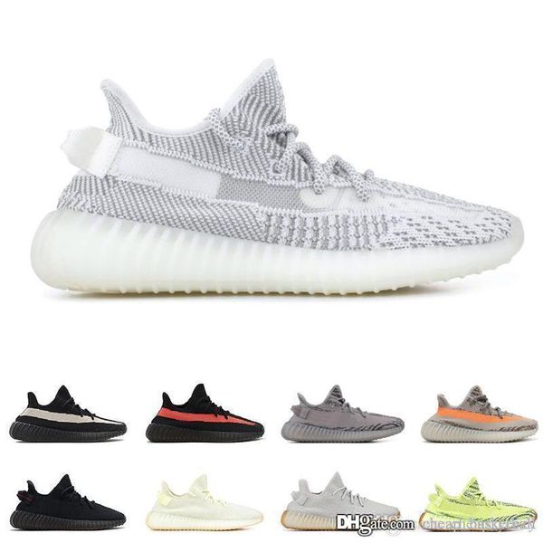 wholesale 2019 men designer running shoes women kanye west static butter sesame zebra black bred cream white non reflective sneakers us5-11
wholesale 2019 men designer running shoes women kanye west static butter sesame zebra black bred cream white non reflective sneakers us5-11