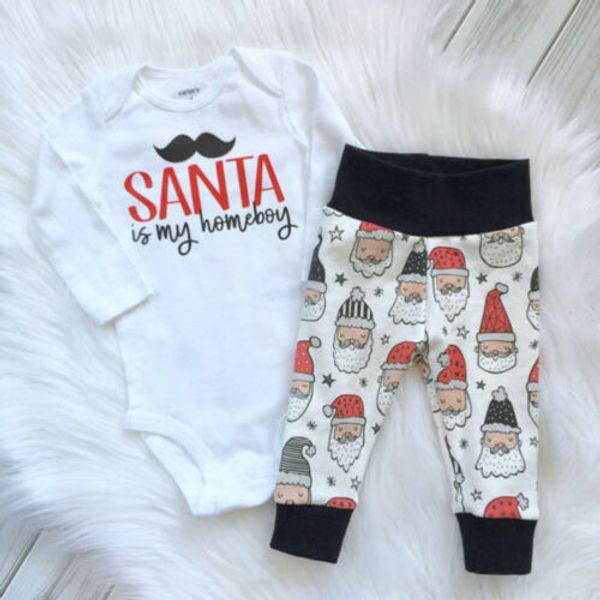 dropshipping 2pcs santa baby clothing sets spring autumn cartoon baby boys cotton romper pants boys clothes set 0-18 months, White
dropshipping 2pcs santa baby clothing sets spring autumn cartoon baby boys cotton romper pants boys clothes set 0-18 months, White
