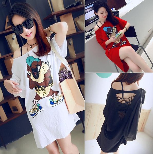 2020 summer new mid-length bat sleeve t-shirt female short-sleeved dress loose large size women's casual t-shirt, White
2020 summer new mid-length bat sleeve t-shirt female short-sleeved dress loose large size women's casual t-shirt, White