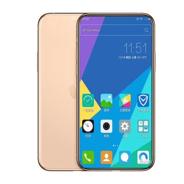 

goophone 6.5inch 10th maximum andriod phone 1gbram 16gbrom mtk6580 quad core 8mp 3g wcdma faceid sealed box fake 4g displayed