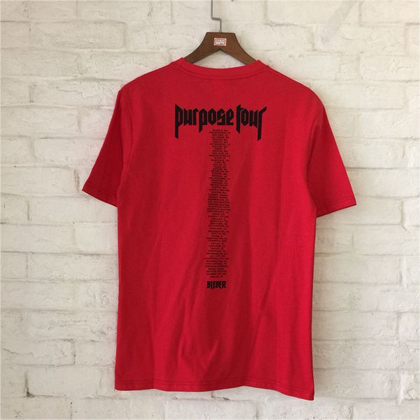 Purpose Tour Top Tees Justin Bieber Purpose The World Tour T Shirt Letter Staff Red Yellow Orange Apricot T-Shirts
Purpose Tour Top Tees Justin Bieber Purpose The World Tour T Shirt Letter Staff Red Yellow Orange Apricot T-Shirts