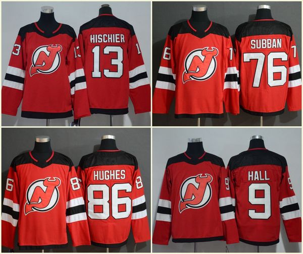 Women &Youth 86 Jack Hughes New Jersey Devils Jersey 13 Nico Hischier 76 P.K. Subban 9 Taylor Hall Ice Hockey Jerseys Red 
Women &Youth 86 Jack Hughes New Jersey Devils Jersey 13 Nico Hischier 76 P.K. Subban 9 Taylor Hall Ice Hockey Jerseys Red