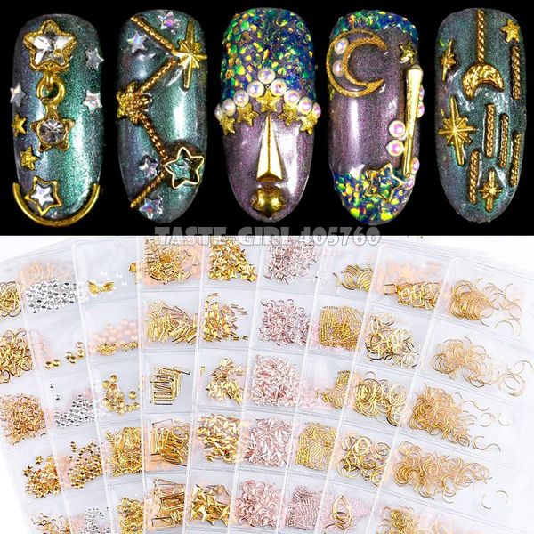 1 pack mix shapes various metal caviars bars curved stripes frame studs nail art alloy rhinestones gems decorations diy tips, Silver;gold
1 pack mix shapes various metal caviars bars curved stripes frame studs nail art alloy rhinestones gems decorations diy tips, Silver;gold