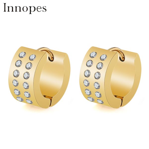 innopes fashion geometric gold crystal small round hoop earring for women girls simple mini circle earring for wedding jewelry, Golden;silver
innopes fashion geometric gold crystal small round hoop earring for women girls simple mini circle earring for wedding jewelry, Golden;silver