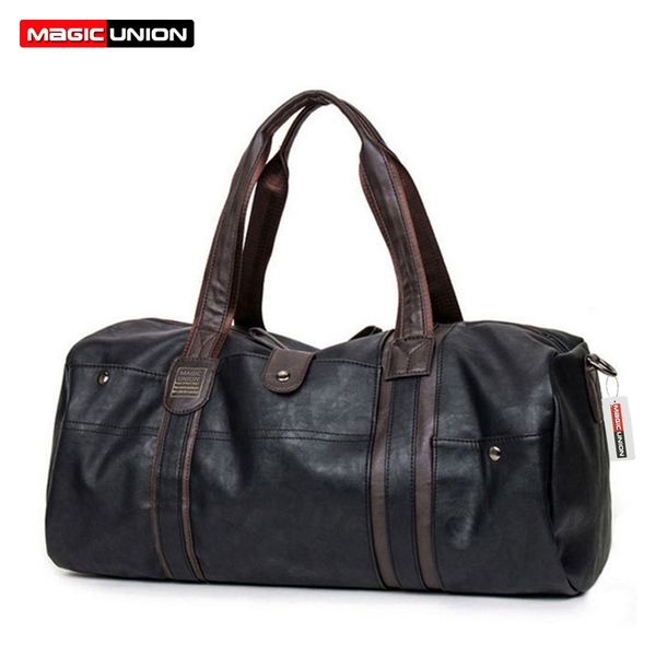 magic union weekender oil wax leather handbags for men travel duffel bag portable shoulder bags men's fashion carry on bag
magic union weekender oil wax leather handbags for men travel duffel bag portable shoulder bags men's fashion carry on bag