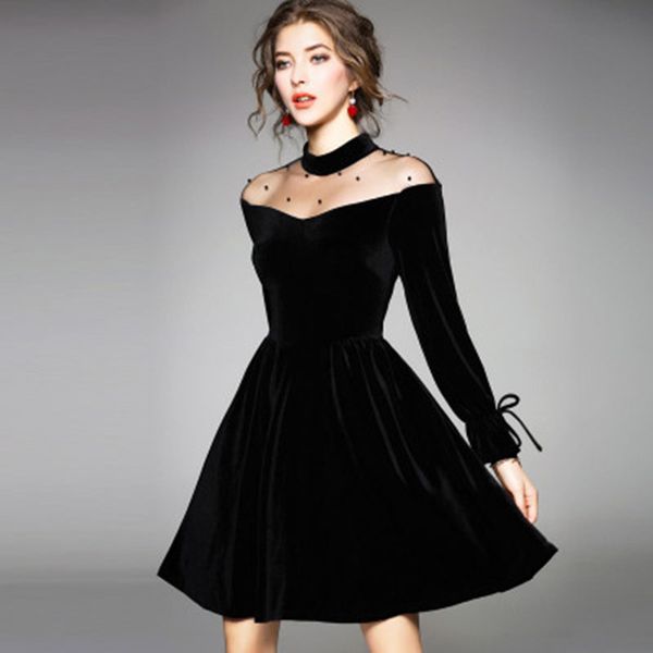 johnature lace off shoulder summer black pleuche size s-4xl dress women 2019 new o-neck high waist tie plus a-line dresses, Black;gray
johnature lace off shoulder summer black pleuche size s-4xl dress women 2019 new o-neck high waist tie plus a-line dresses, Black;gray