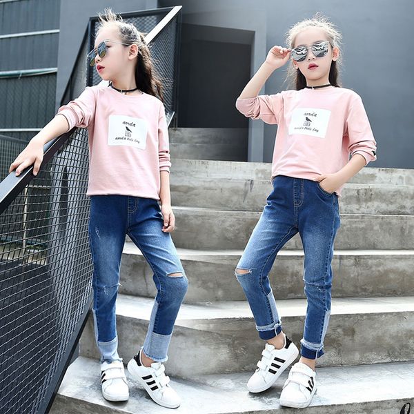 2018 baby girl jeans lovely kids pants casual trousers baby girl clothes 4-14 broken hole denim pants children clothing, Blue
2018 baby girl jeans lovely kids pants casual trousers baby girl clothes 4-14 broken hole denim pants children clothing, Blue