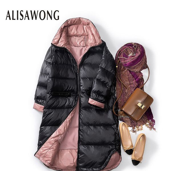 new winter ultra light white duck down jacket womens 2019 fashion slim long down coat parkas female warm parkas snow outwear, Black
new winter ultra light white duck down jacket womens 2019 fashion slim long down coat parkas female warm parkas snow outwear, Black