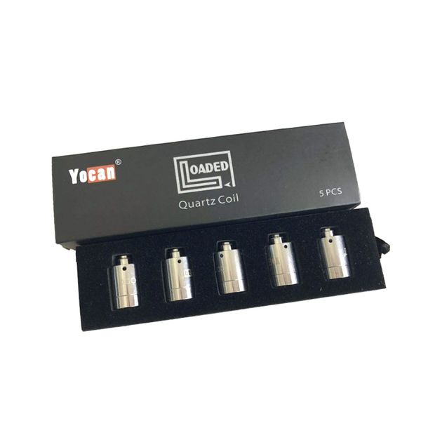 Original Yocan Loaded Coil Replacement Coils QUAD Quartz Dual Head Core With Magentic Base Pure Taste for Wax Pen Concentrate DHL
Original Yocan Loaded Coil Replacement Coils QUAD Quartz Dual Head Core With Magentic Base Pure Taste for Wax Pen Concentrate DHL