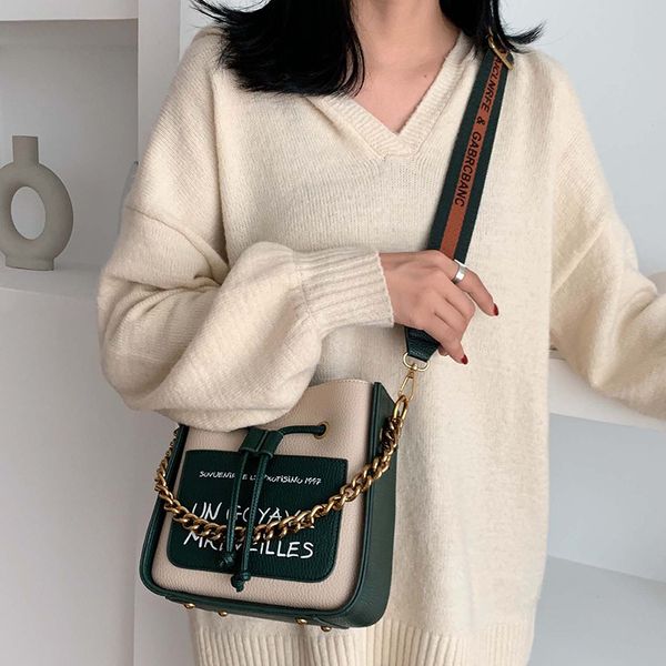 female letter bucket women leather bag fashion chain handbag messenger shoulder bag lady crossbody handbag small
female letter bucket women leather bag fashion chain handbag messenger shoulder bag lady crossbody handbag small