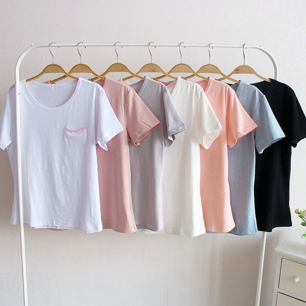 short-sleeved t-shirt + shorts + cropped pants trousers 3 set optional ladies pajamas suits cotton loose comfortable homewear, Black;red
short-sleeved t-shirt + shorts + cropped pants trousers 3 set optional ladies pajamas suits cotton loose comfortable homewear, Black;red