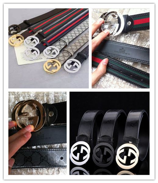 Горячие продажи новых Мужские женские черный пояс Натуральная кожа Бизнес ремни