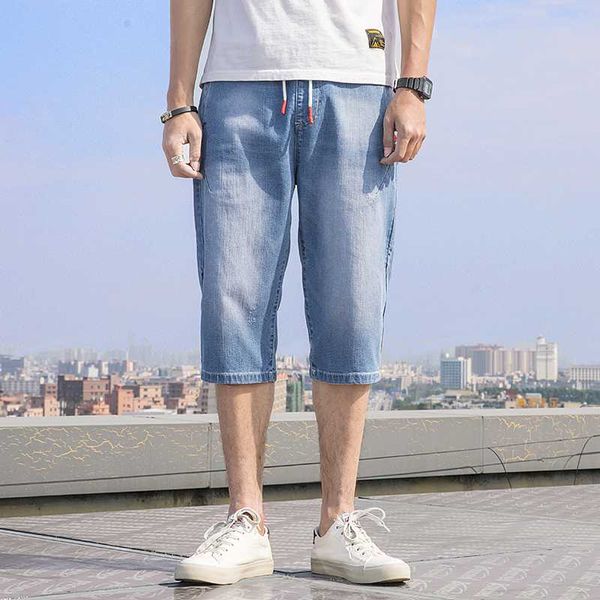 large size s-7xl summer new men's denim shorts fashion casual slim fit blue gray elastic waist jeans short male brand clothes
large size s-7xl summer new men's denim shorts fashion casual slim fit blue gray elastic waist jeans short male brand clothes