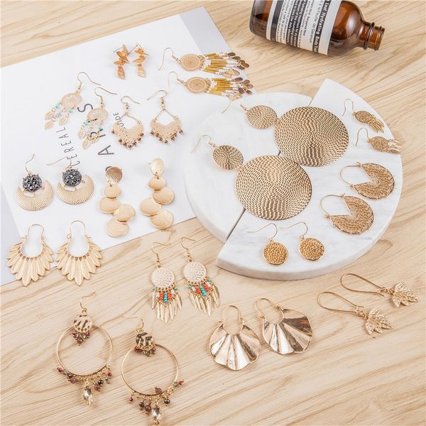 gold color earrings bohemian statement luxury big round earring crystal acrylic handmade women geometric fringe fashion jewelry, Golden
gold color earrings bohemian statement luxury big round earring crystal acrylic handmade women geometric fringe fashion jewelry, Golden