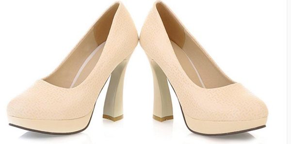 2019 women's shoes in spring and autumn with new style high heel coarse heel pointed end @90, Black