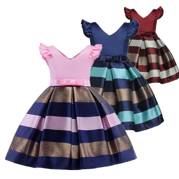 elegant stripe girls wedding dress 2018 summer baby girls princess dress kids party dresses for girls clothing children costume, Red;yellow
elegant stripe girls wedding dress 2018 summer baby girls princess dress kids party dresses for girls clothing children costume, Red;yellow