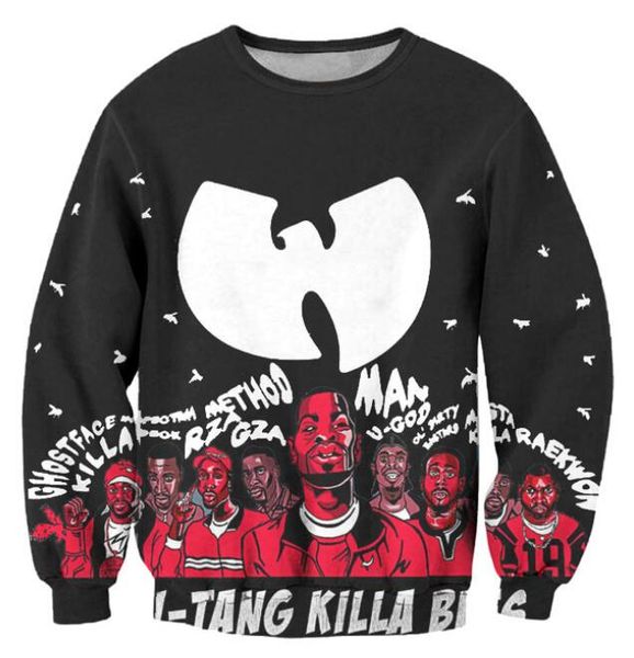fashion women men wu tang clan funny 3d print crewneck sweatshirt fashion clothing outfits jumper casual fashion, Black
fashion women men wu tang clan funny 3d print crewneck sweatshirt fashion clothing outfits jumper casual fashion, Black