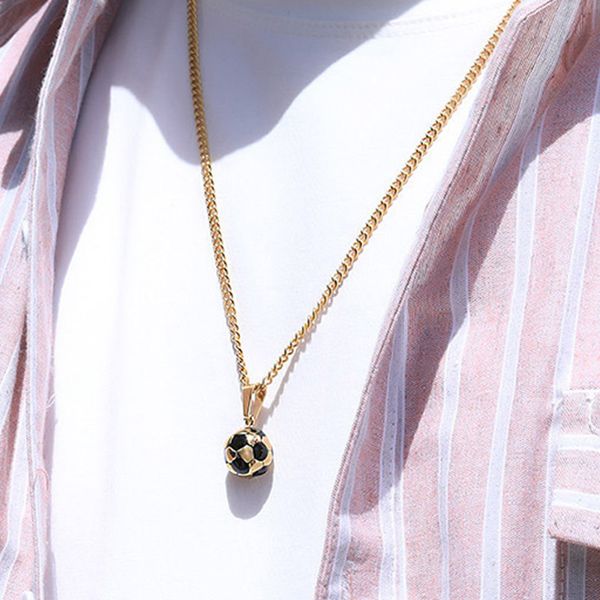pendant necklaces football necklace men stainless steel steampunk gold chain hip hop rock sports style jewelry wholesale, Silver
pendant necklaces football necklace men stainless steel steampunk gold chain hip hop rock sports style jewelry wholesale, Silver