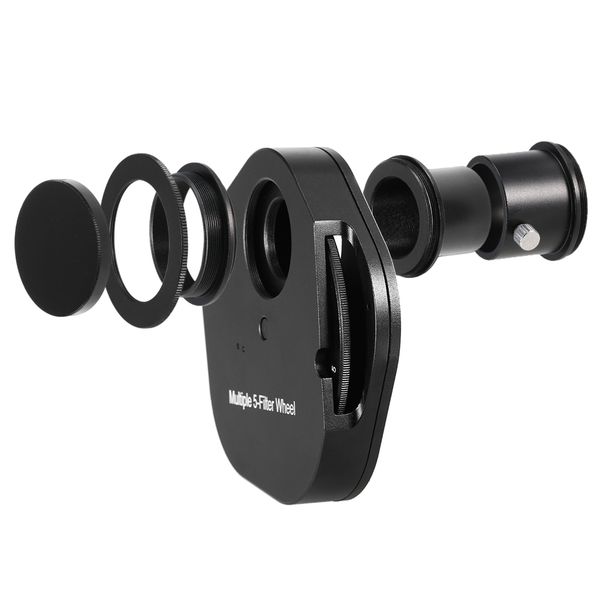 1.25inch / 2inch eyepiece filter wheel multiple 5-filter wheel astronomy telescope accessory camera adapter filter
1.25inch / 2inch eyepiece filter wheel multiple 5-filter wheel astronomy telescope accessory camera adapter filter