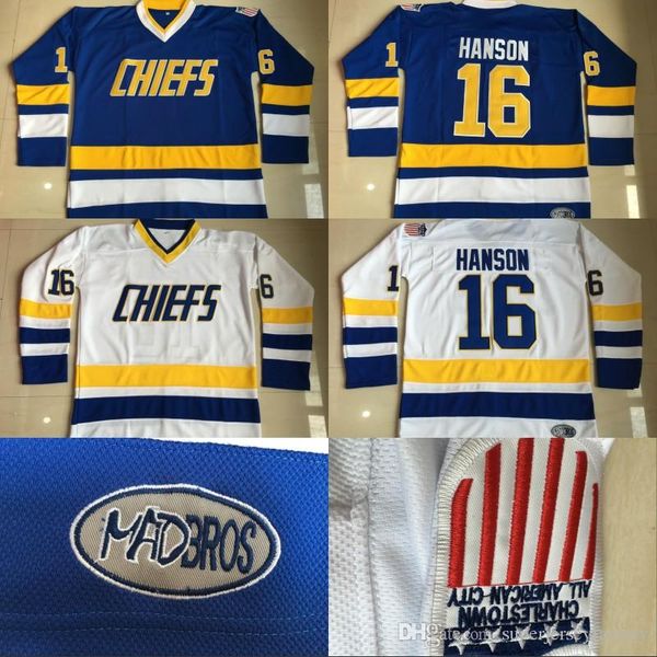 Men #16 Jack Hanson Charlestown Chiefs Jersey 17 Steve Hanson 18 Jeff Hanson Brother Slap Shot Movie Hockey Jersey Stitched
Men #16 Jack Hanson Charlestown Chiefs Jersey 17 Steve Hanson 18 Jeff Hanson Brother Slap Shot Movie Hockey Jersey Stitched