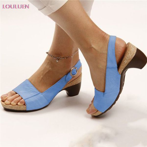 louluen 2020 women sandals rome women sandals pumps ankle buckle summer thick heel open toe casual shoes plus size 43 #1224, Black
louluen 2020 women sandals rome women sandals pumps ankle buckle summer thick heel open toe casual shoes plus size 43 #1224, Black