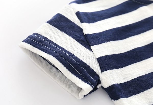 2018 summer korean-style boutique childrenswear boy's children stripes bamboo joint cotton short-sleeved t-shirt boy wholes, White;black
2018 summer korean-style boutique childrenswear boy's children stripes bamboo joint cotton short-sleeved t-shirt boy wholes, White;black