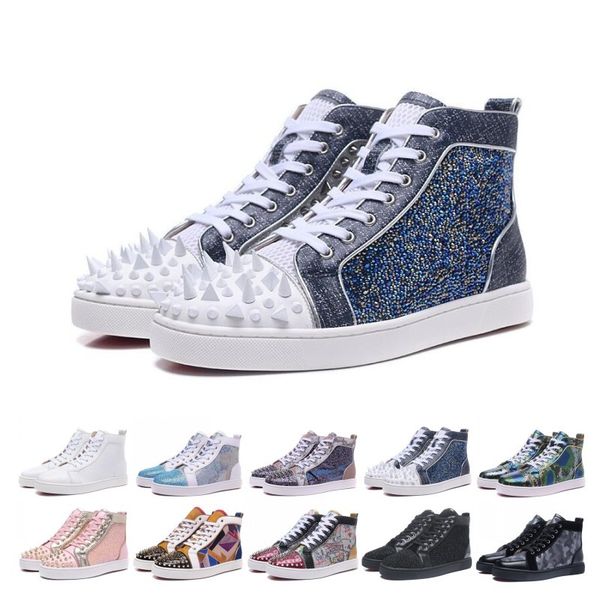 2019 new designer studded spikes flats shoes for mens women party lovers genuine leather sneakers autumn winter casual, Black
2019 new designer studded spikes flats shoes for mens women party lovers genuine leather sneakers autumn winter casual, Black