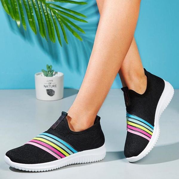 women flats casual shoes woman breathable mesh sneakers sports flat shoe slip on chaussures femme zapatos mujer sapato d1174, Black
women flats casual shoes woman breathable mesh sneakers sports flat shoe slip on chaussures femme zapatos mujer sapato d1174, Black