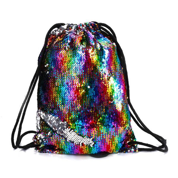2019 women backpacks 1 pcs mermaid reversible sequin drawstring bacgpacks women glittering sequins shoulder bag backpack
2019 women backpacks 1 pcs mermaid reversible sequin drawstring bacgpacks women glittering sequins shoulder bag backpack