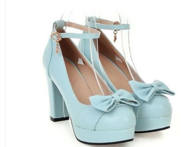 2019 women's shoes in spring and autumn with new style high heel coarse heel round head bowknot waterproof table @296, Black
2019 women's shoes in spring and autumn with new style high heel coarse heel round head bowknot waterproof table @296, Black
