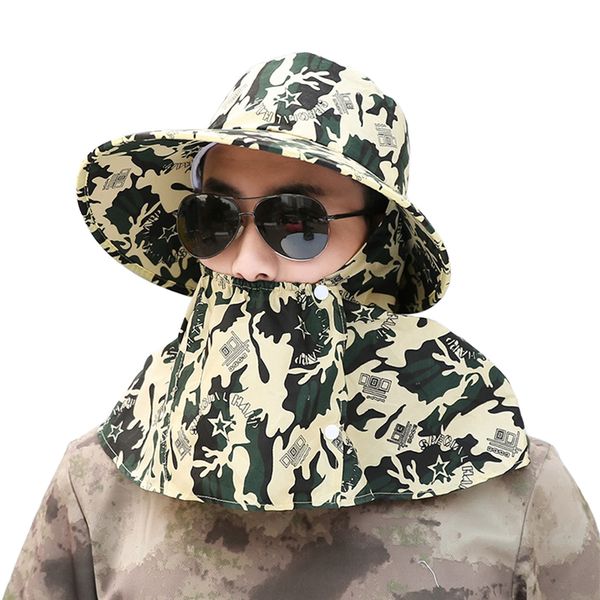 men dome gift sunshade cap summer lightweight fisherman hat foldable camouflage fashion outdoor big brim climbing protection, Blue;gray
men dome gift sunshade cap summer lightweight fisherman hat foldable camouflage fashion outdoor big brim climbing protection, Blue;gray