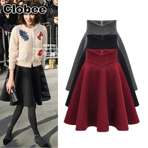 women wool skirt 2020 autumn warm winter high waist thicken pleated a line slim womens midi skirts with lining faldas saia longa, Black
women wool skirt 2020 autumn warm winter high waist thicken pleated a line slim womens midi skirts with lining faldas saia longa, Black