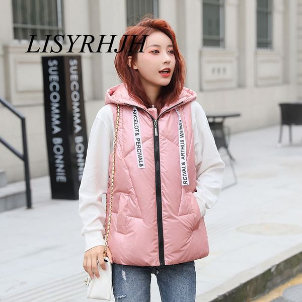 lisyrhjh 2019 autumn winter woman vest waistcoat women stand collar short cotton vest waistcoat shiny sleeveless jacket coat, Black;white
lisyrhjh 2019 autumn winter woman vest waistcoat women stand collar short cotton vest waistcoat shiny sleeveless jacket coat, Black;white