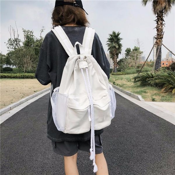schoolbag female korean high school student retro drawstring chic canvas casual wild large-capacity backpack ins wind
schoolbag female korean high school student retro drawstring chic canvas casual wild large-capacity backpack ins wind