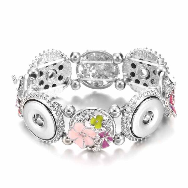 4 snaps 185 vintage elastic fit 18mm snap button bracelet bangle interchangeable charm jewelry for women men gift, Black
4 snaps 185 vintage elastic fit 18mm snap button bracelet bangle interchangeable charm jewelry for women men gift, Black