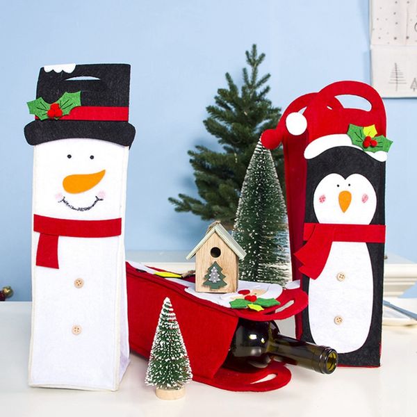 christmas wine bottle popular cartoon wool felt cover santa claus elk shape champagne gift holders new years xmas party supplies
christmas wine bottle popular cartoon wool felt cover santa claus elk shape champagne gift holders new years xmas party supplies