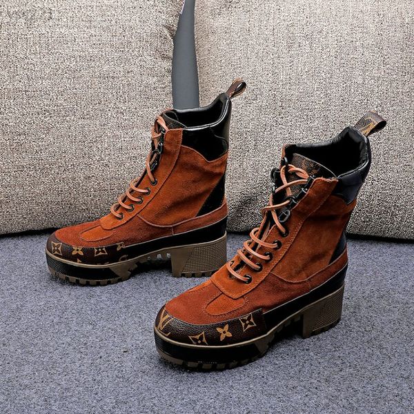 european station winter new short boots custom heel high heel martin boots retro waterproof exquisite thick bottom motorcycle boots women, Black
european station winter new short boots custom heel high heel martin boots retro waterproof exquisite thick bottom motorcycle boots women, Black