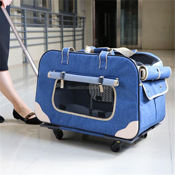 four-wheel foldable pet stroller portable breathable pet trolley waterproof 900d oxford cloth carrier bag
four-wheel foldable pet stroller portable breathable pet trolley waterproof 900d oxford cloth carrier bag