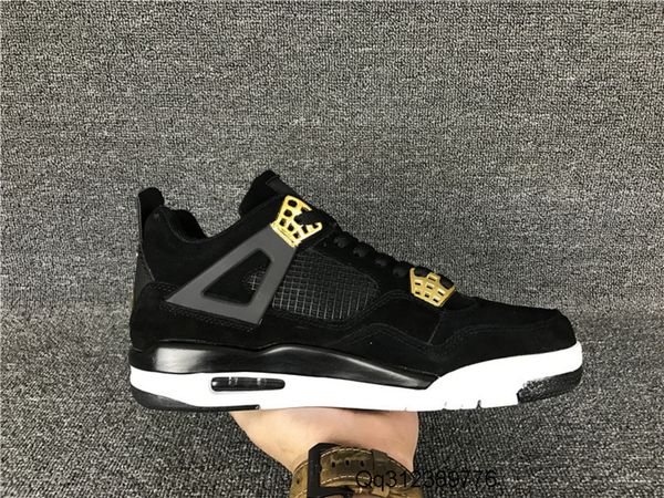 wholesale new 4 iv black gold men basketball shoes sports sneakers trainers outdoor with box size 7-12
wholesale new 4 iv black gold men basketball shoes sports sneakers trainers outdoor with box size 7-12