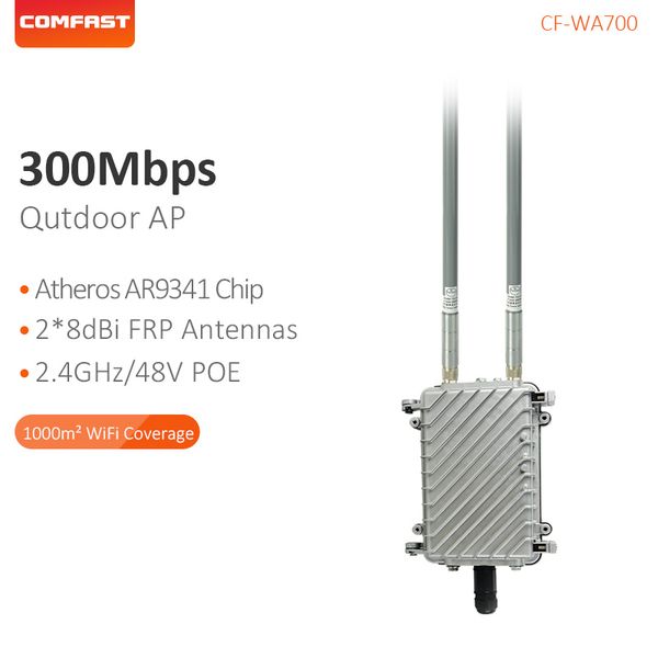comfast 300mbps wifi router high power outdoor weatherproof outdoor pot ap base station larger area wifi coverage cf-wa700
comfast 300mbps wifi router high power outdoor weatherproof outdoor pot ap base station larger area wifi coverage cf-wa700